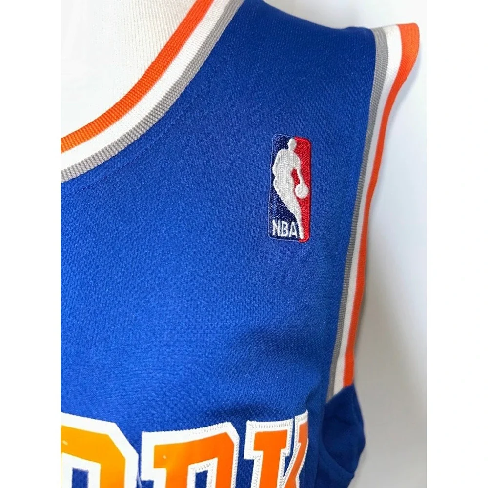 Adidas New York Knicks Carmelo Anthony 7 Basketball Jersey Blue Mens Small S